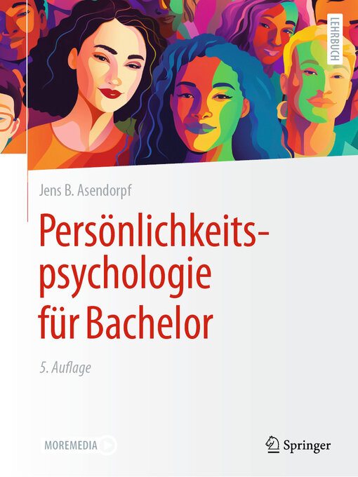 Title details for Persönlichkeitspsychologie für Bachelor by Jens B. Asendorpf - Available